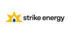 Strike Energy. Company Logo as Item And Thumbs
