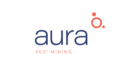 Aura Minerals. Company Logo as Item And Thumbs
