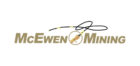 McEwen Mining. Company Logo as Item And Thumbs