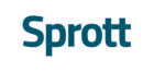 Sprott. Company Logo as Item And Thumbs